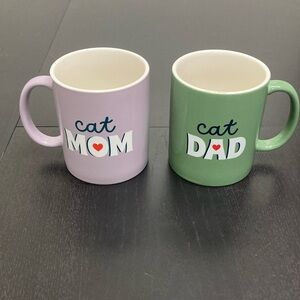 Cat Mom Cat Dad Mugs